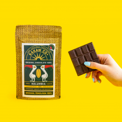 Originál čokoláda 100% odroda: Criollo Kolumbia
